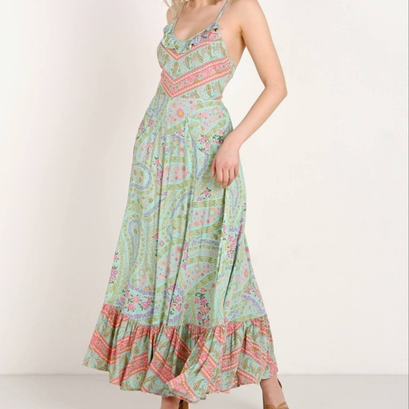 spell city lights maxi dress
